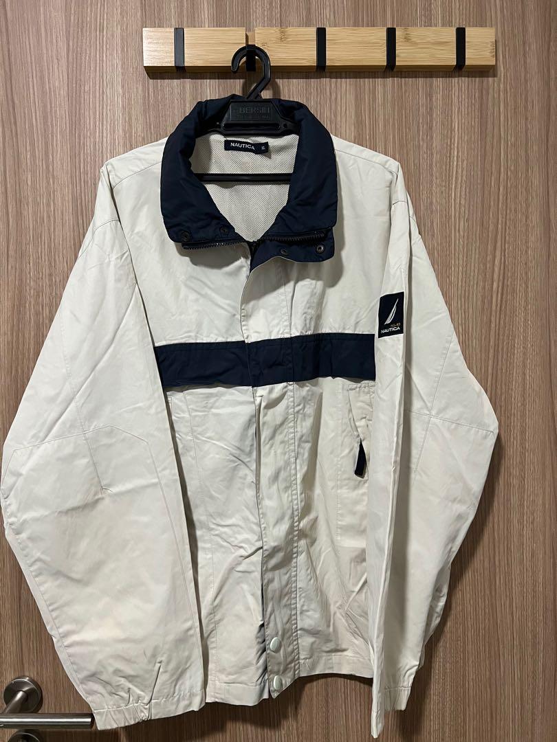 White nautica windbreaker shop