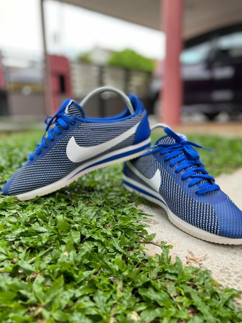 Nike Cortez Blue White Men s Fashion Footwear Sneakers on