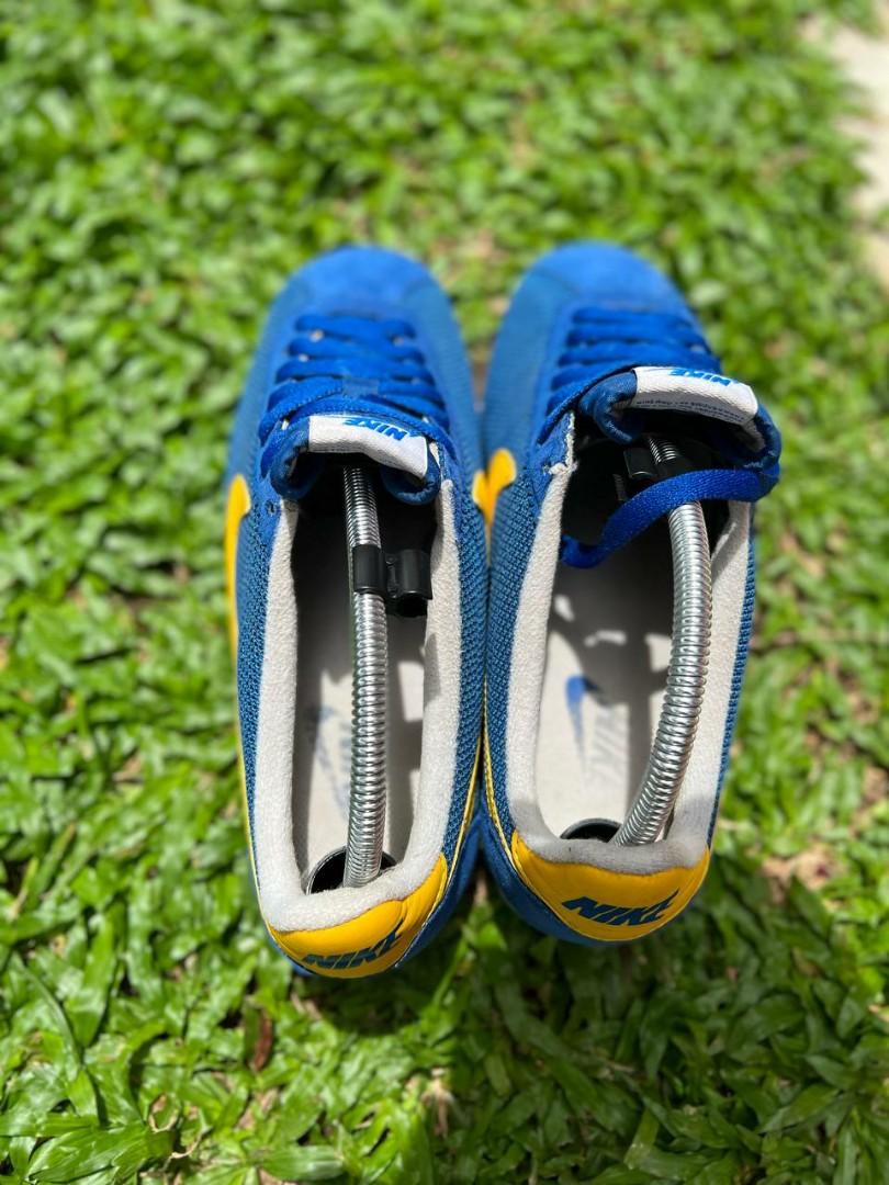 Cortez blue hotsell with yellow swoosh