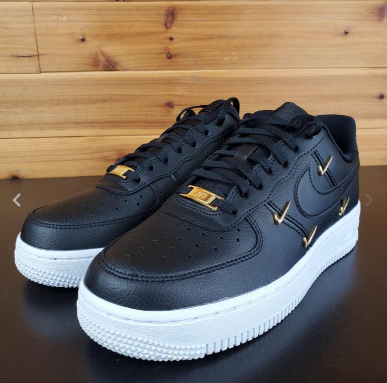 Nike wmns air force 1 '07 lxx (black / black - black - metallic gold) online