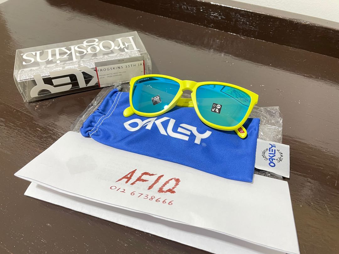 Oakley frogskins 35th anniversary yellow sale