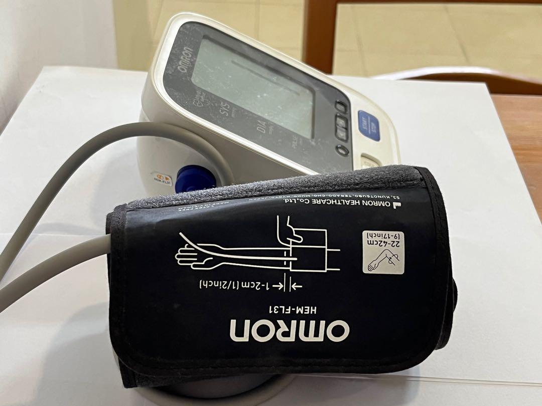 Omron BP760N blood pressure monitor (Large Display), Health & Nutrition