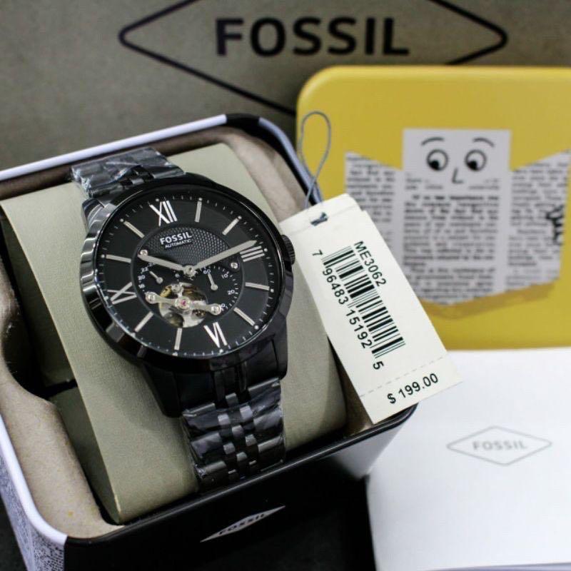 Original 100% Fossil Watch Automatic Me3062, Fesyen Pria, Jam