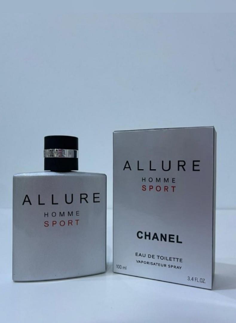P10) CHANEL ALLURE HOMME SPORT 100ML PERFUME EAU DE TOILETTE, Beauty &  Personal Care, Fragrance & Deodorants on Carousell