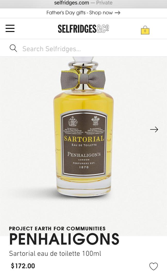 Shop 100 ml SARTORIAL Eau de Toilette