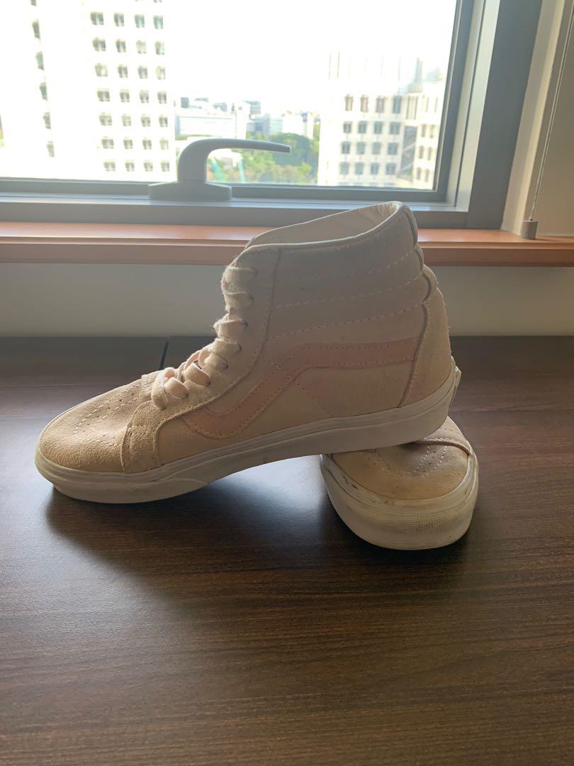 All pink high top vans sale