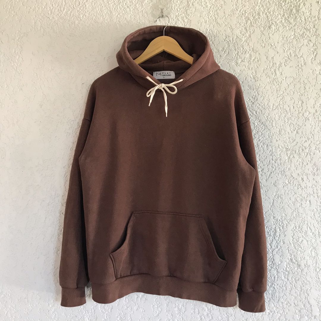Plain top brown hoodie