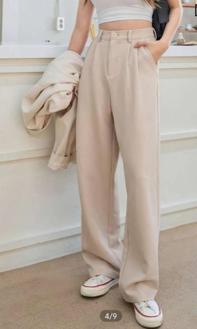 Juralle Low-Rise Tailored Pants