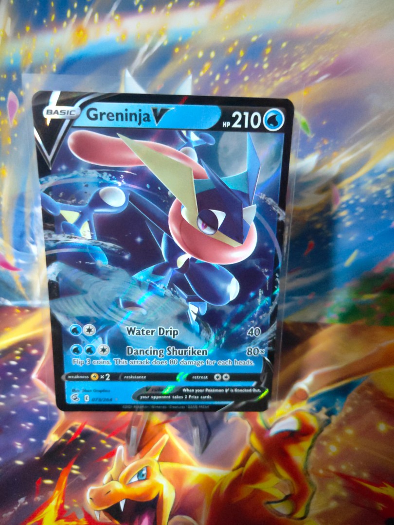 Non-holo Greninja V (073/264 Pokemon GO Fest Demo Deck Special