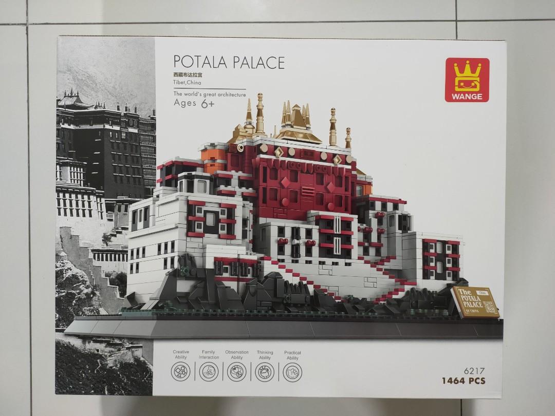Original Authentic Potala Palace  Building Block Set 1464pcs 6217 