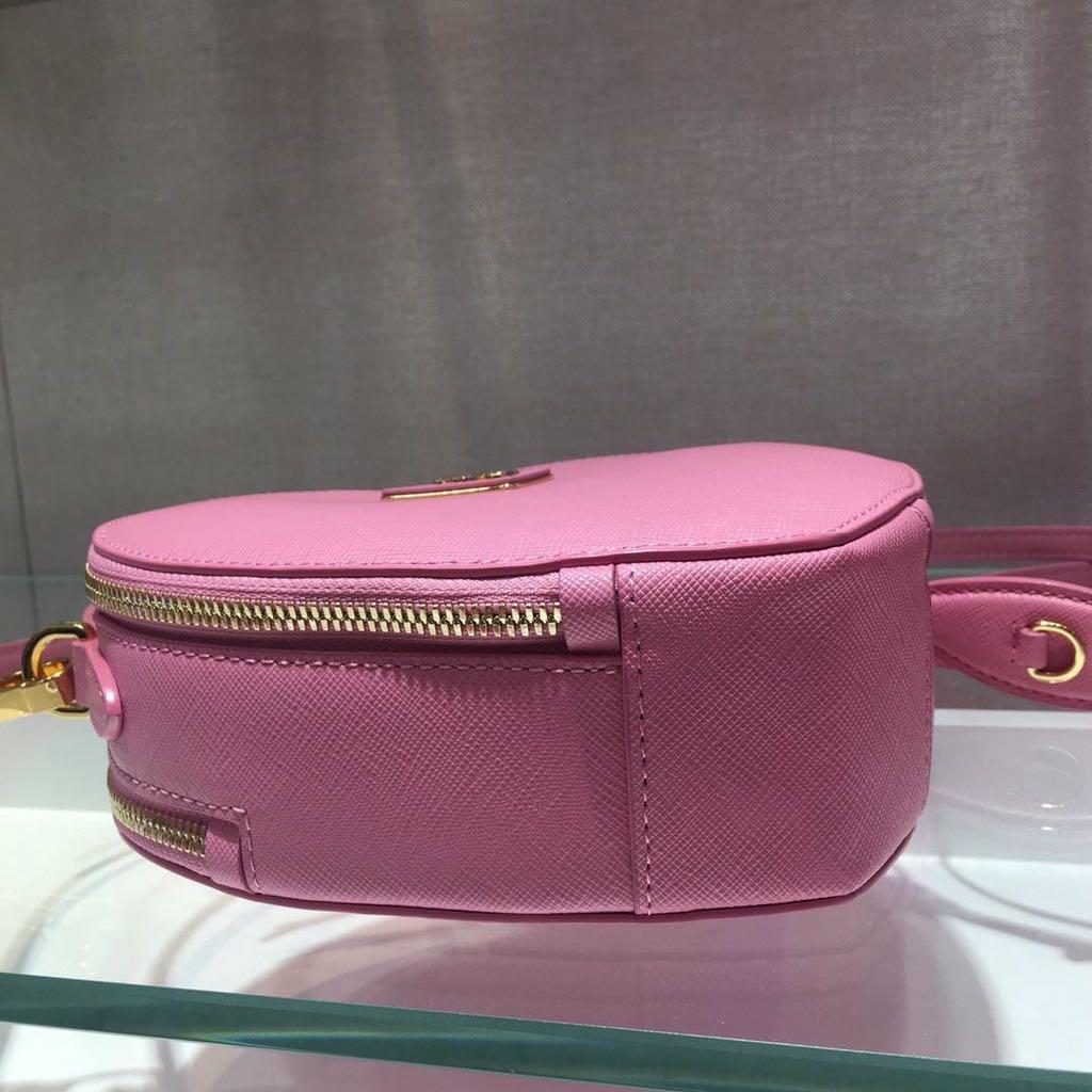 Prada odette heart bag pink preorder, Luxury, Bags & Wallets on Carousell