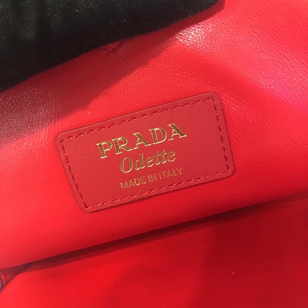 Prada odette heart bag pink preorder, Luxury, Bags & Wallets on
