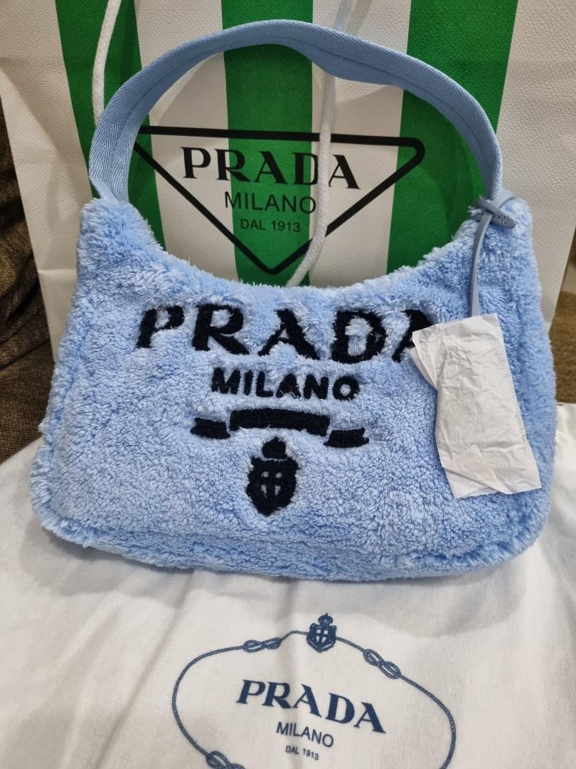 Prada re-edition 2000 terry mini bag, Luxury, Bags & Wallets on Carousell
