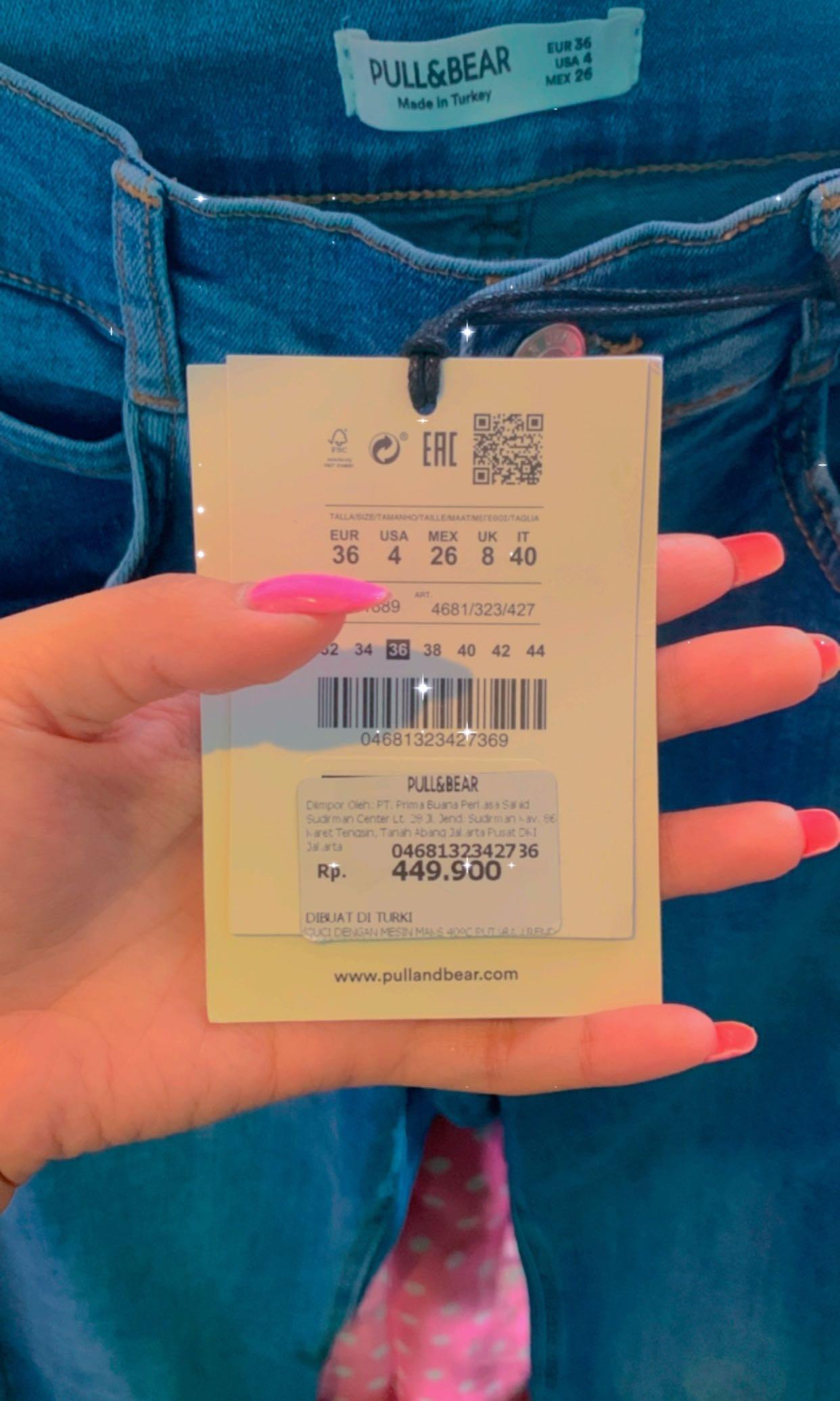 PULL\u0026BEAR FLARE JEANS ORIGINAL NETT NO 