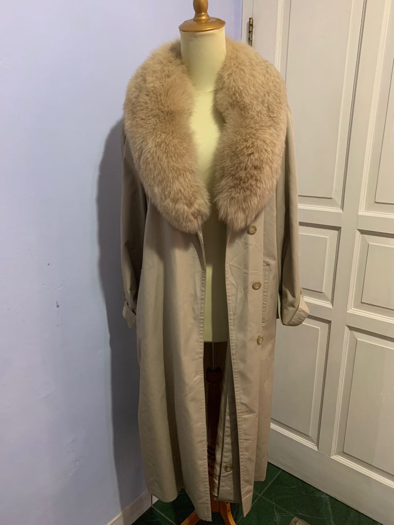 ROTINY LONG COAT BULU, Fesyen Wanita 