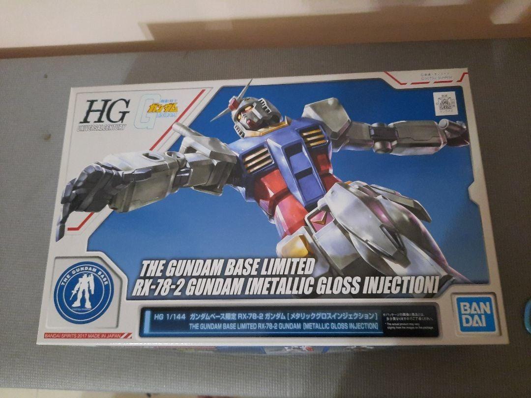 HG 1/144 Gundam Base Limited RX-78-2 Gundam Gunpla Metallic Gross Injection 
