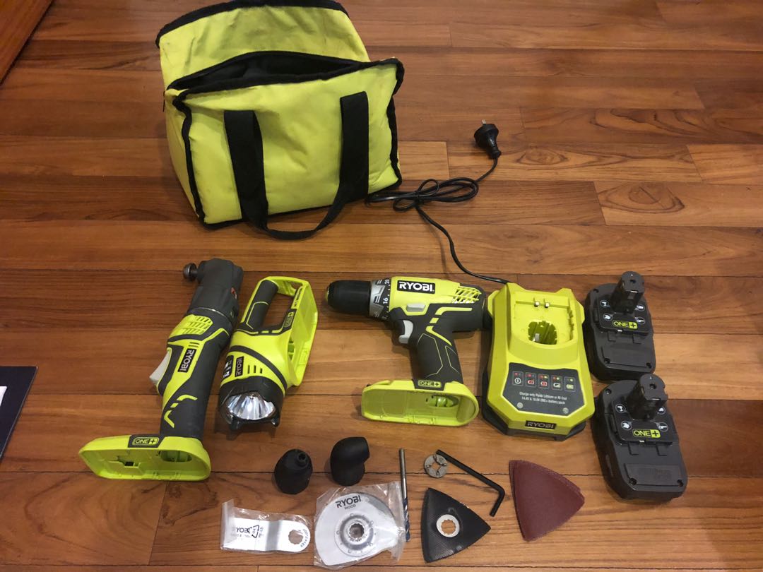 Ryobi One set - very limited usage 