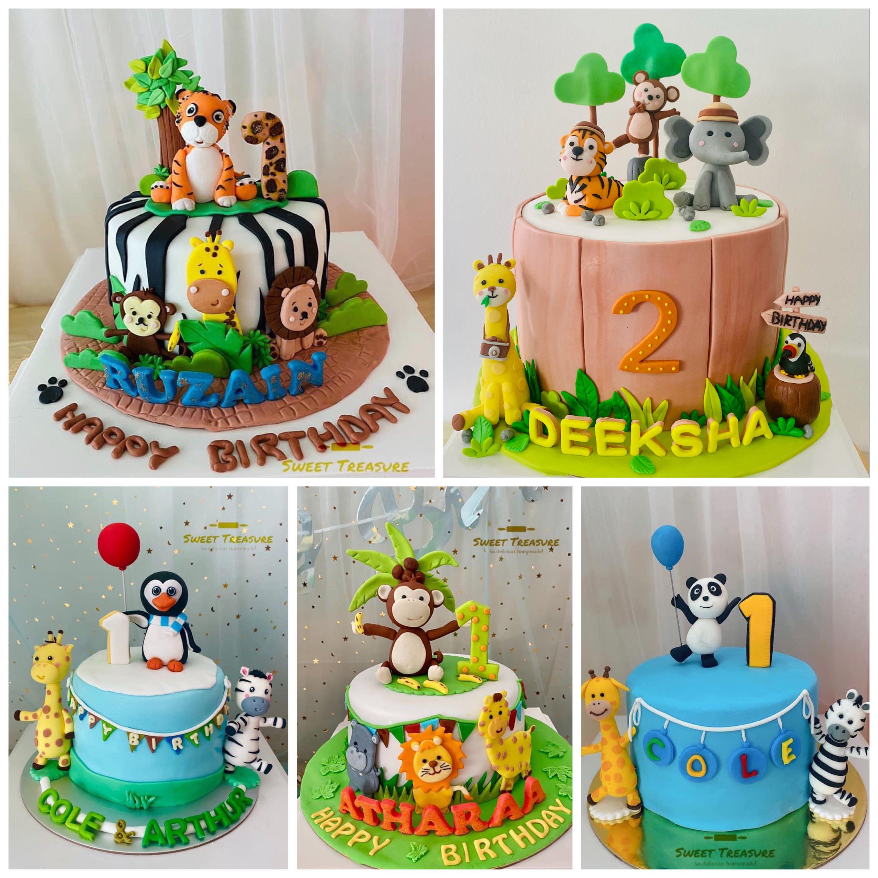 Cupcake Stylist: Sweet Safari Fondant Cake and Cupcake Toppers