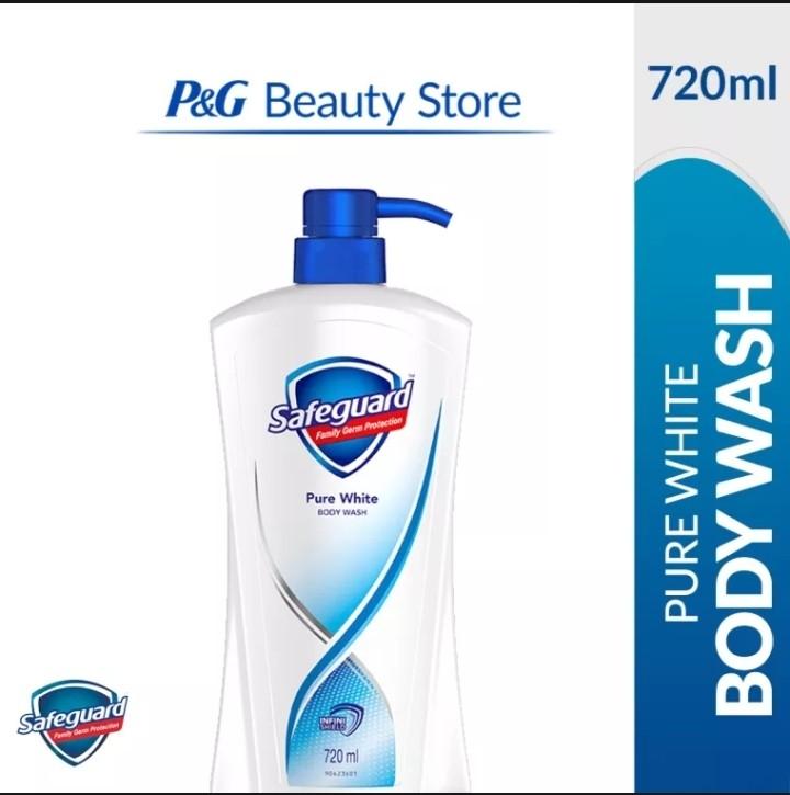 Safeguard Body Wash Pure White 720ml, Beauty & Personal Care, Bath