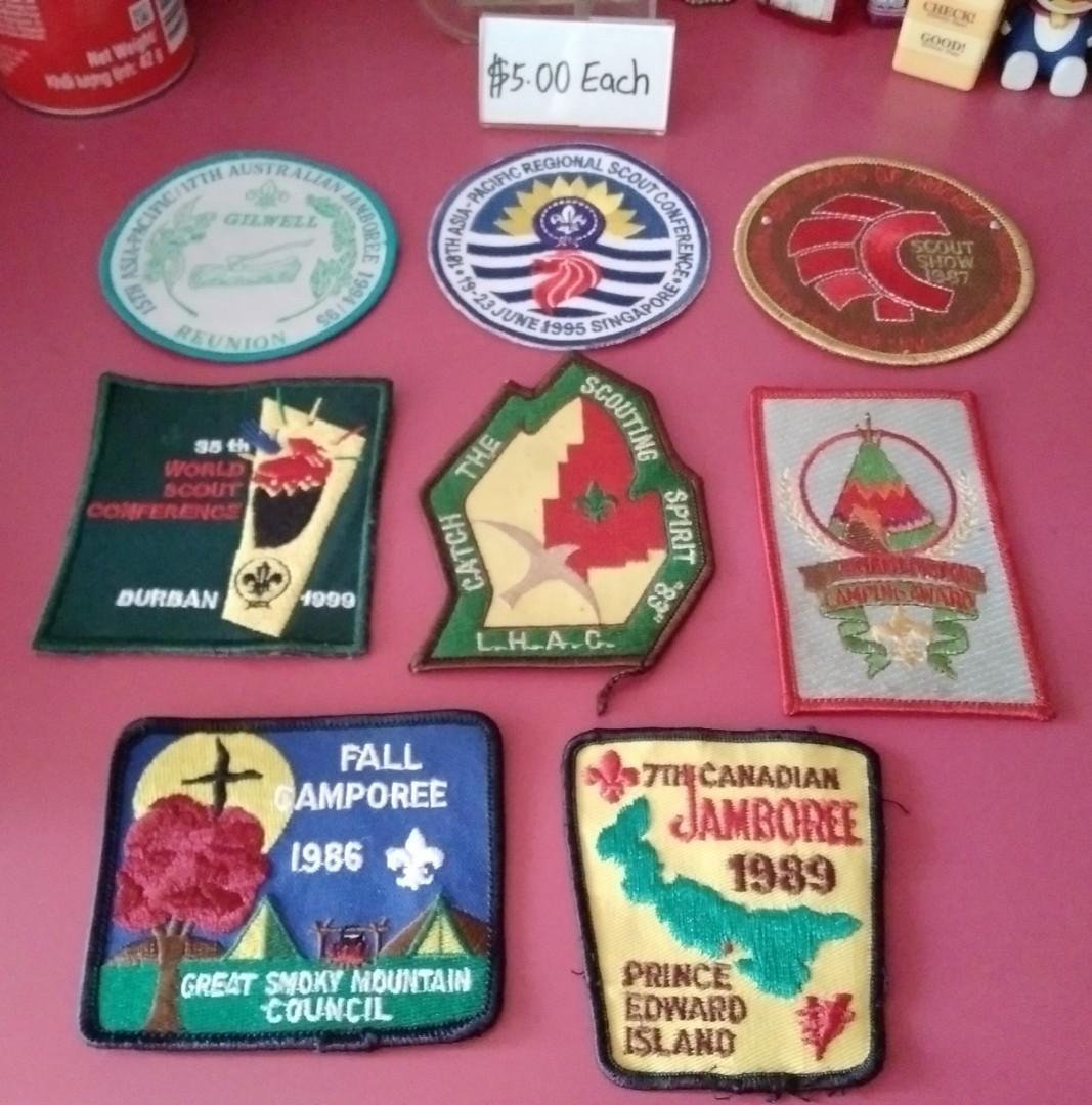 SCOUTS Badges Collection (Assorted Designs) From Different Countries