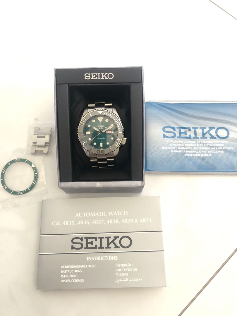 seiko green yacht master