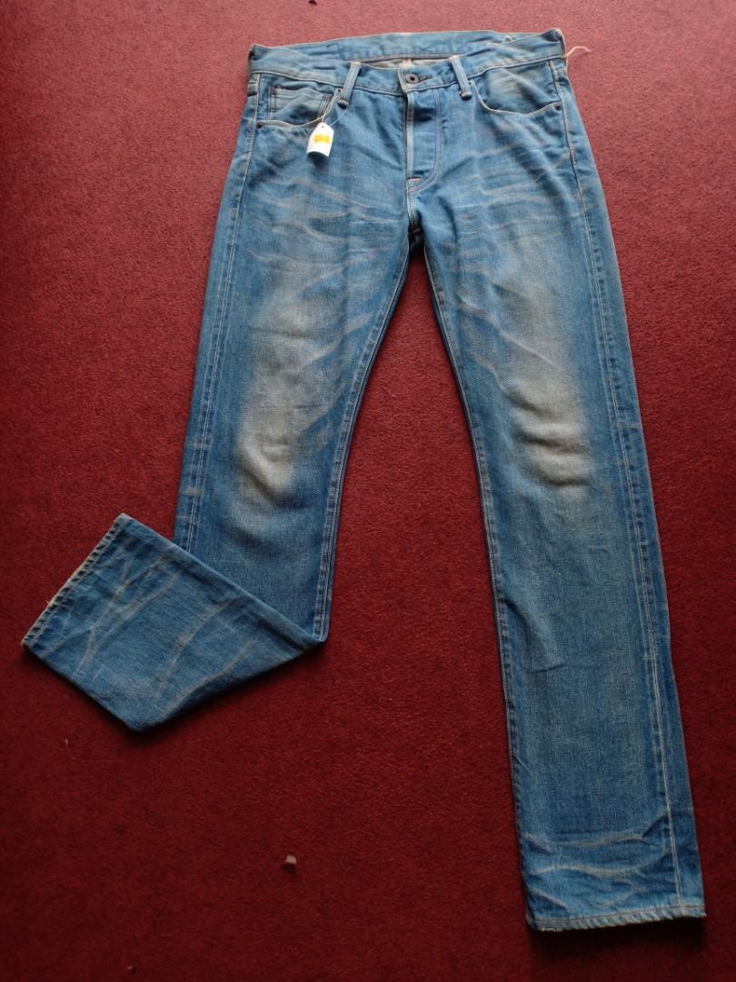 Selvedge Kuro Graphite Jeans, Men's Fashion, Bottoms, Jeans on Carousell