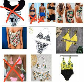 Sexy Deep V-Neck One Piece Swimsuit Halter Monokini Beachwear Different Designs