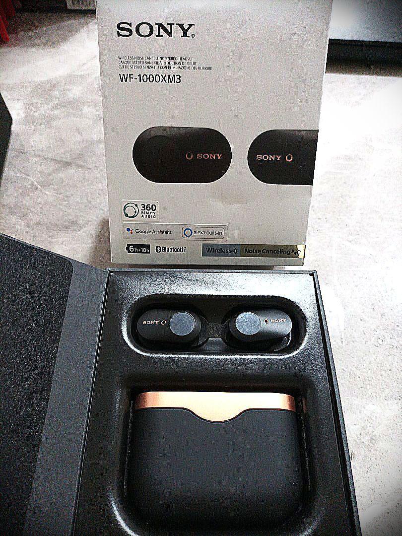 Sony WF 1000 XM3 Wireless Noise Cancellation Stereo Headset earbuds WF 1000XM3 Audio Headphones Headsets on Carousell