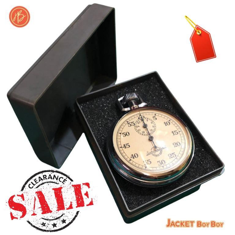 FIXED PRICE CLEARANCE SALE Soviet Era USSR Mechanical Chronometer Vintage Rare Timer Stopwatch Timepiece Watch Excellent Working Condition