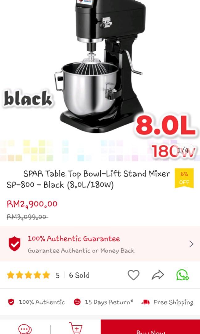 Spar Mixer SP800 (Black), TV & Home Appliances, Kitchen Appliances