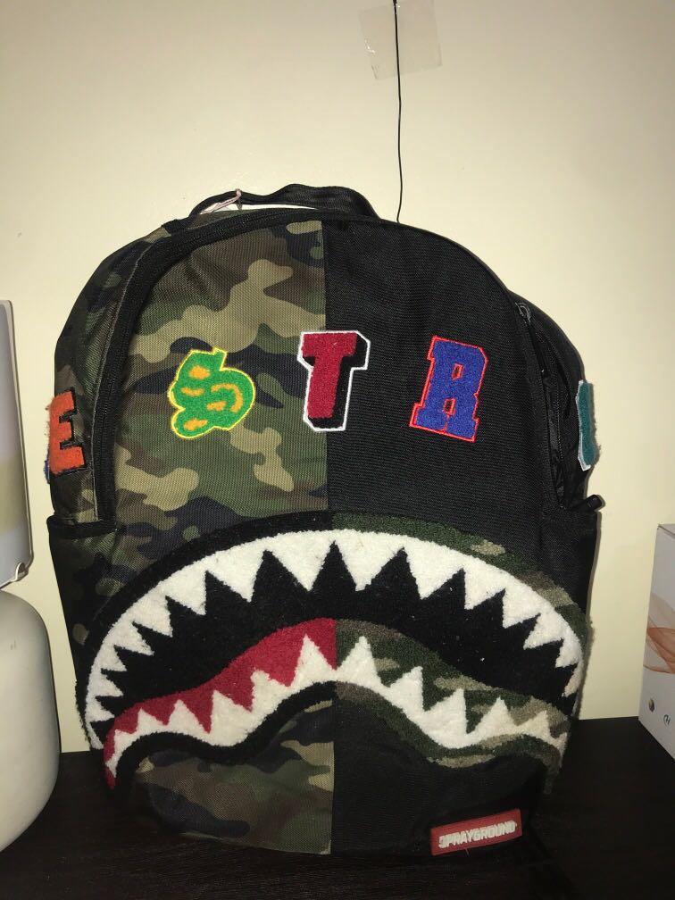 Sprayground top fake bape