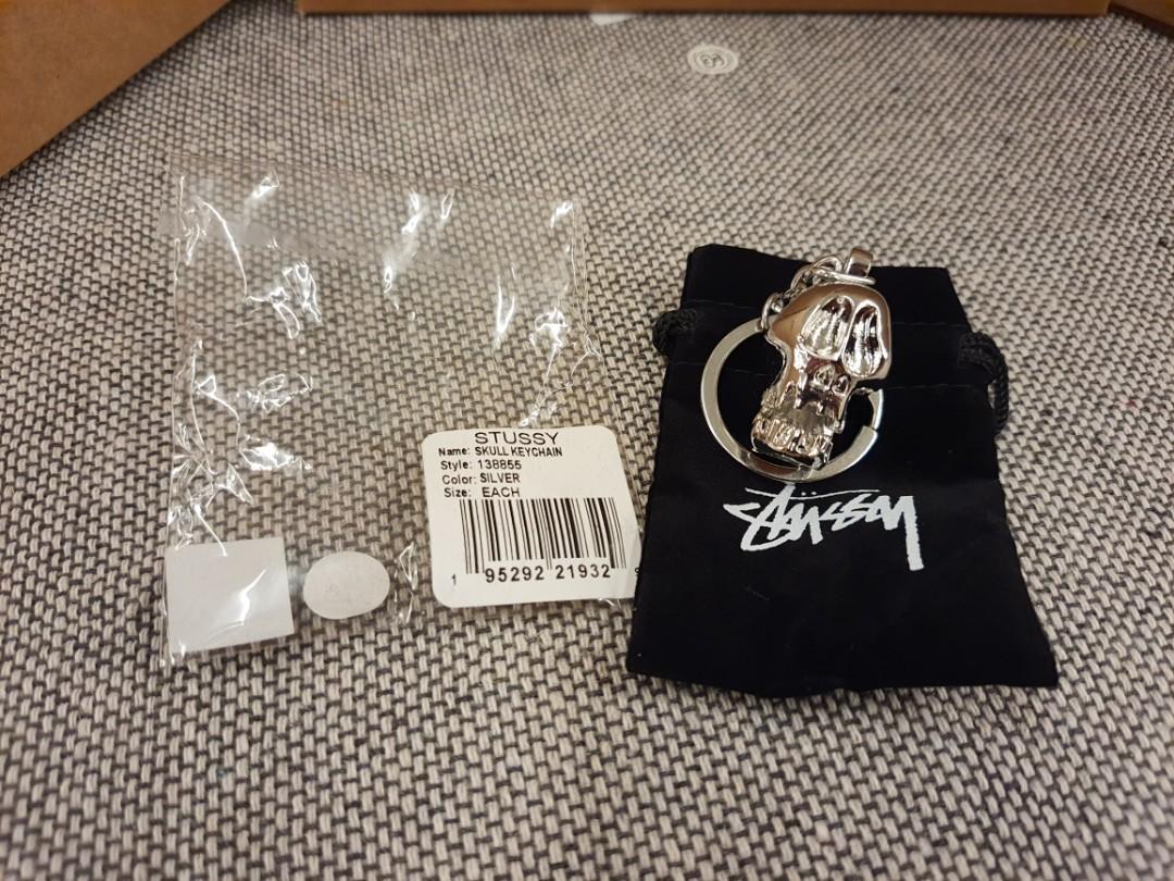 Stussy Skull Keychain, Luxury, Accessories on Carousell