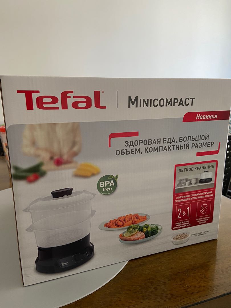 Tefal mini compact steamer, TV & Home Appliances, Kitchen Appliances