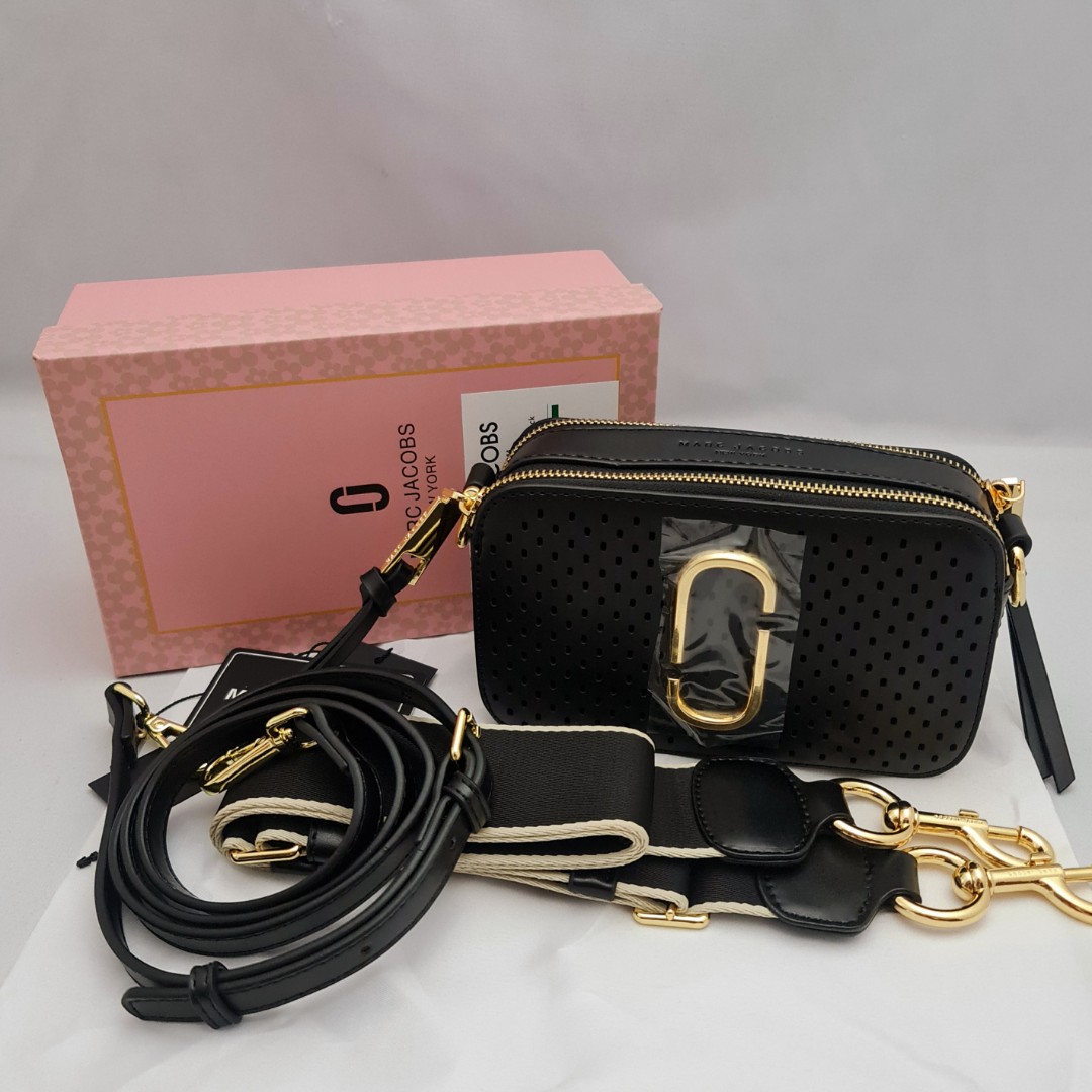 The Perforated Snapshot Sling/Crossbody Bag, Women's Fashion, Bags