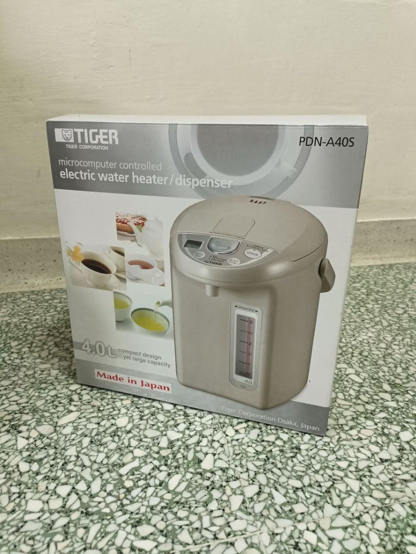 Tiger 4.0L 4L Electric Water Heater/Dispenser Airpot, TV u0026 Home Appliances,  Kitchen Appliances, Kettles u0026 Airpots on Carousell