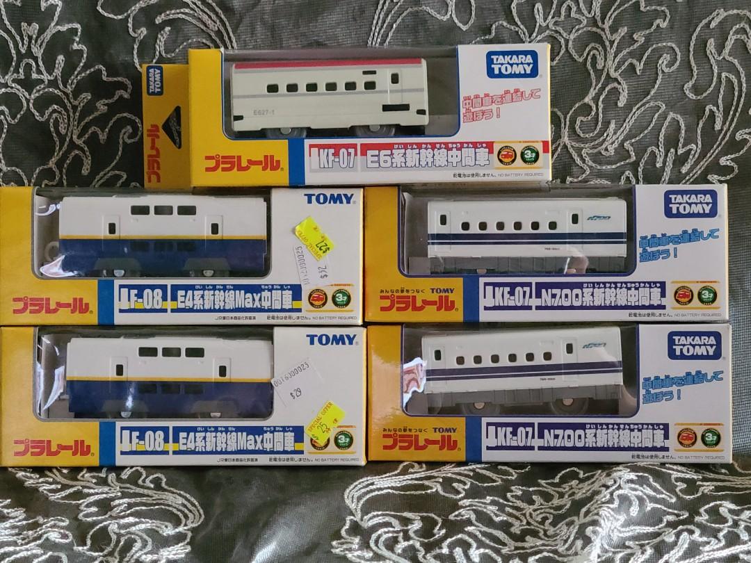 Tomy Plarail 新幹線e4 E6 N700 中間車五架 興趣及遊戲 玩具 遊戲類 Carousell