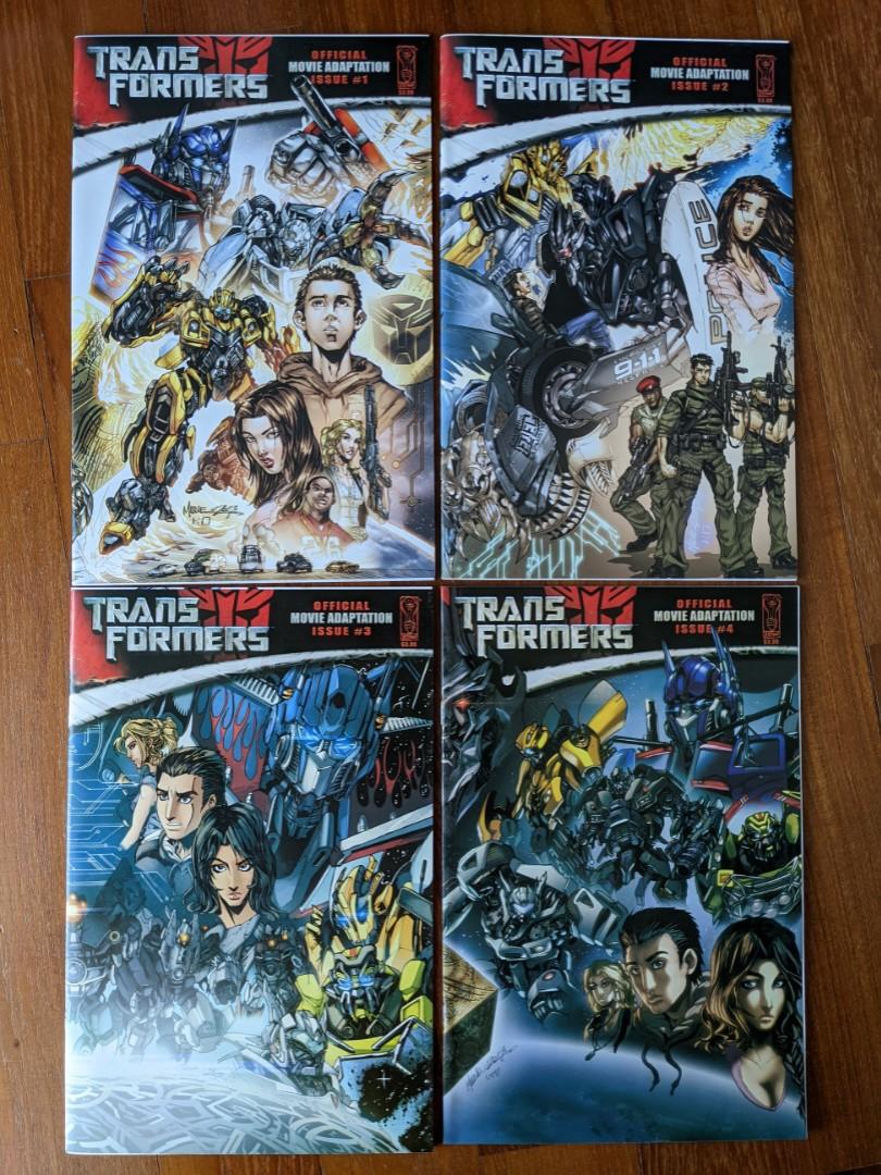 Transformers comics (Category: Comics & Manga) located in Singapore. Submitted by theforce (Listing ID 13427949, Image 3). Description: - Escalation #1-6, Year 2006, $30 - Official Movie Prequel #1-4, Year 2007, $16 - Official Movie Adaptation #1-4, Year 2007, $16 - Gen-1, Vol-2 #1, Embossed cover, $15 - 20th anniversary summer special #1 $10 - Spotlight: Nightbeat, $5 - Spotlight: Kup, $5 - Spotlight: Galvatron, $8.