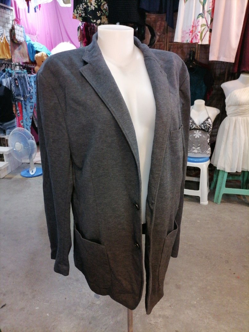 Uniqlo Gray Cardigan XL, Women's Fashion, Coats, Jackets and