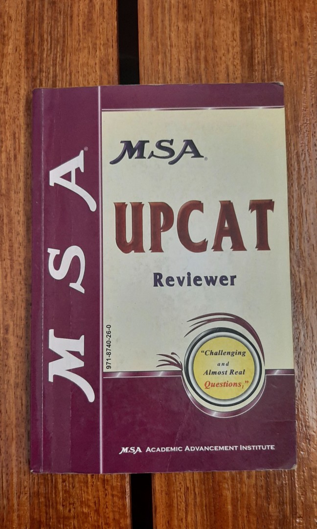 MSA UPCAT Reviewer, Hobbies & Toys, Books & Magazines, Textbooks On ...