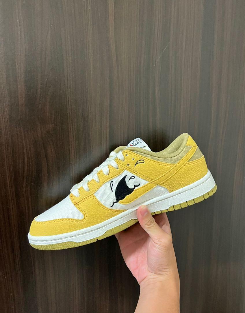 全新US8】Nike dunk low Sun club white yellow DV1681-100, 他的時尚