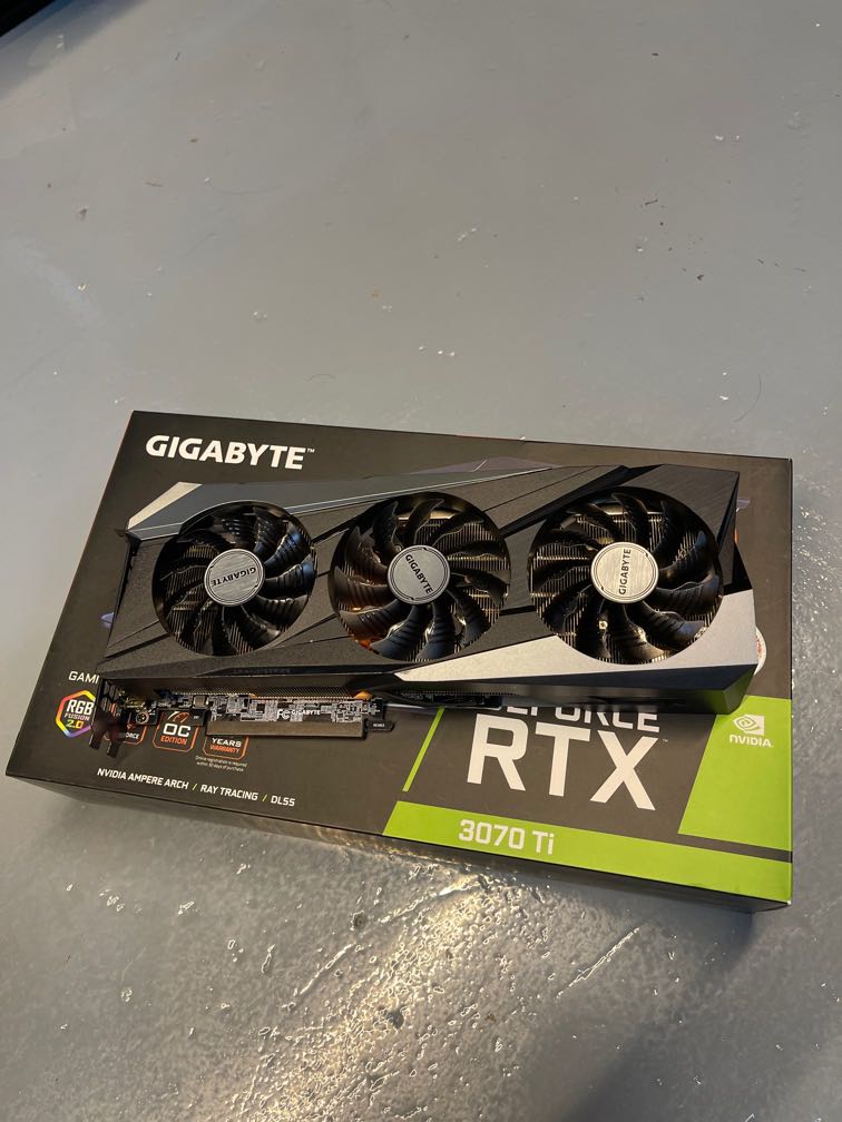 Used Rtx3070ti gaming oc pro / rtx 3070ti / gigabyte rtx 3070ti gaming ...