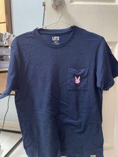 UT Collection Uniqlo Overwatch Dva Navy Blue Shirt