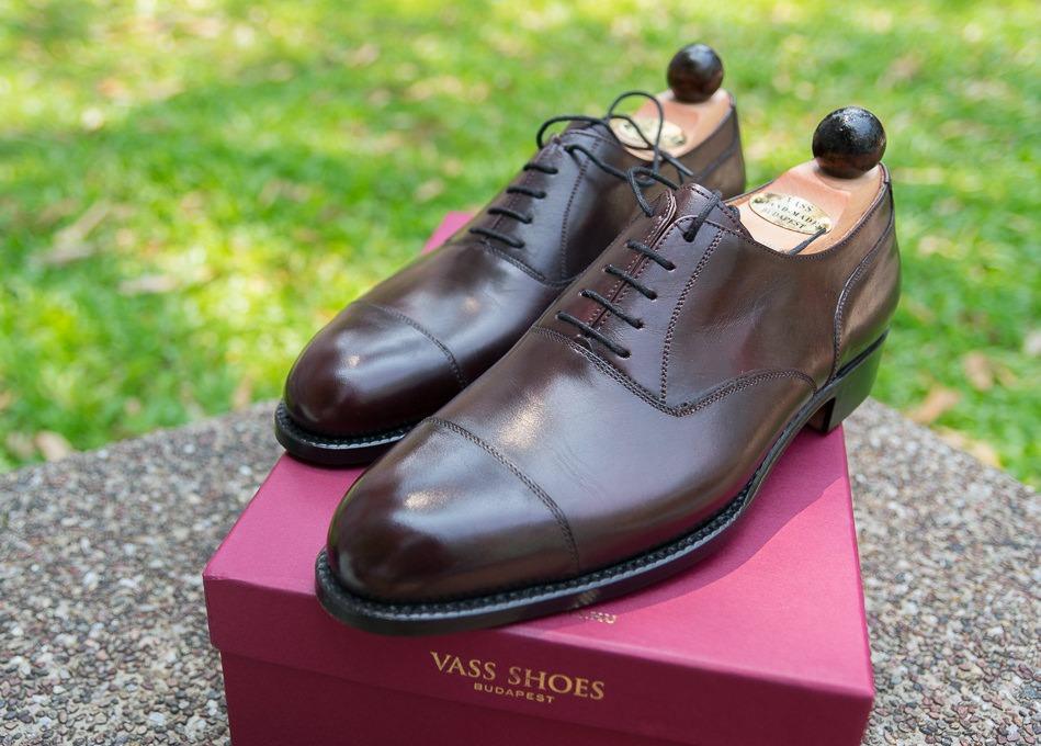 靴 VASS OLD ENGLISH Tan Calf 40 F vass-shoes-captoe-alt-english-