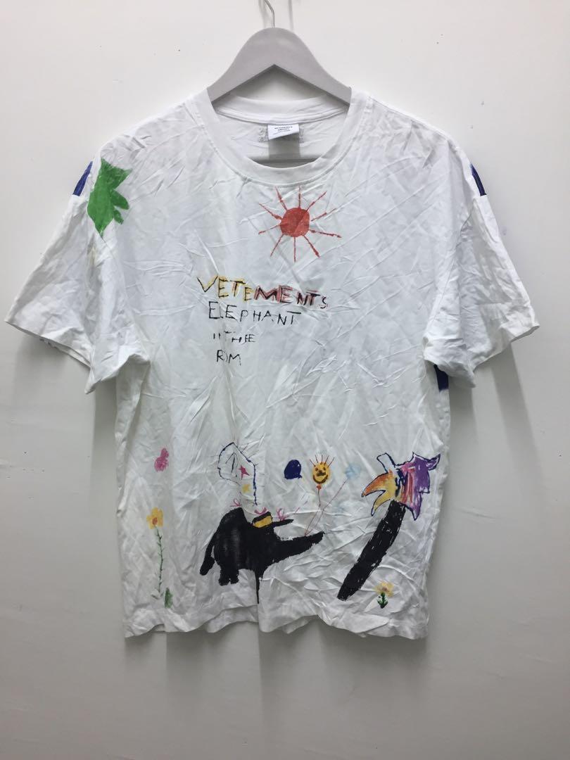 Vetements elephant tee cheap