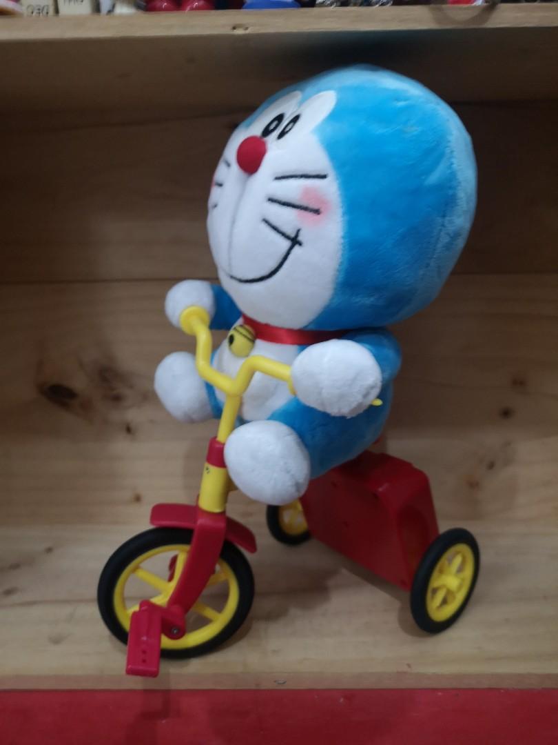 Vintage Doraemon Electric Tricycle Soft Toy collection Hobbies Toys Toys Games on Carousell
