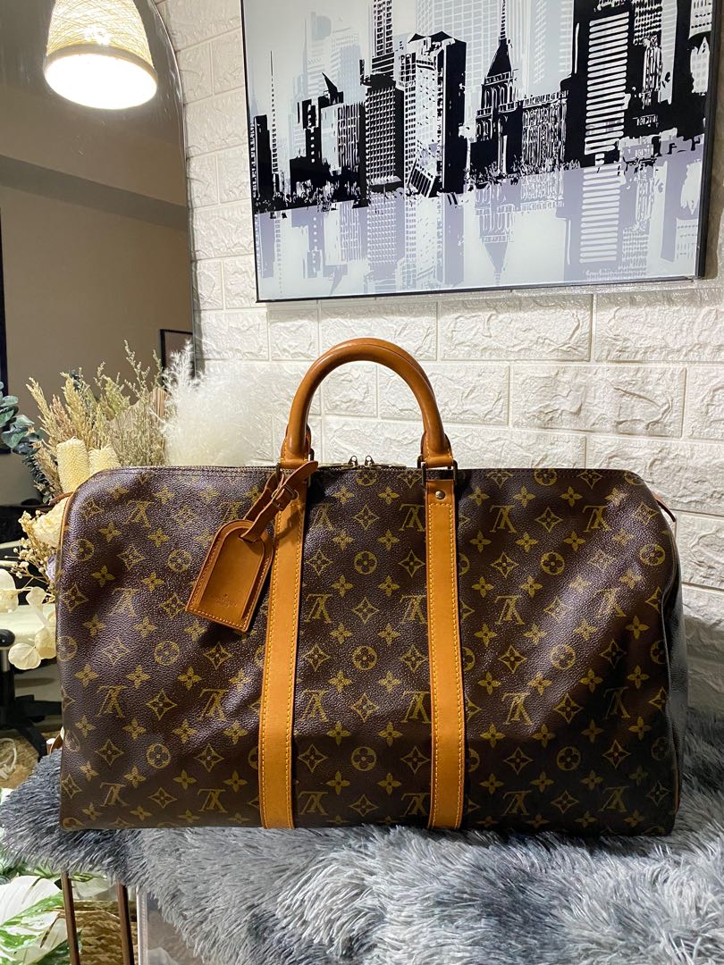 Sold at Auction: Louis Vuitton, sac Keepall Giant Reverse 50