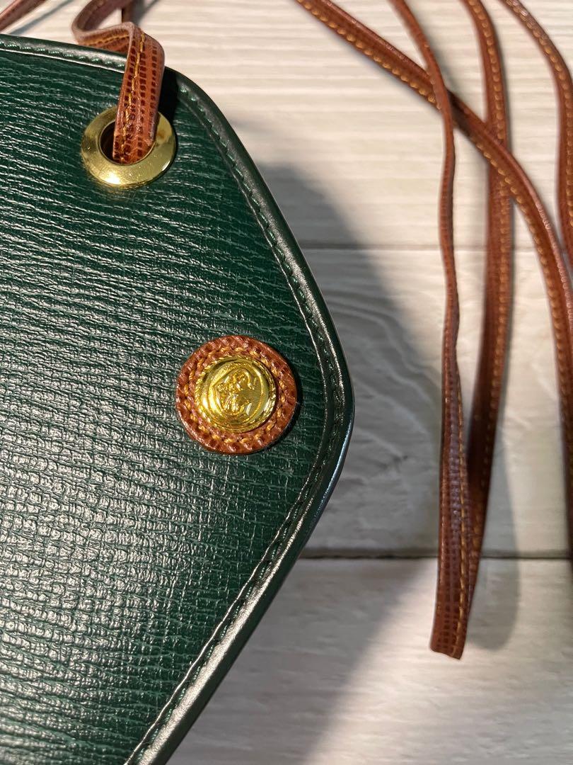 VINTAGE Philippe Charriol Leather Shoulder Sling Bag Luxury
