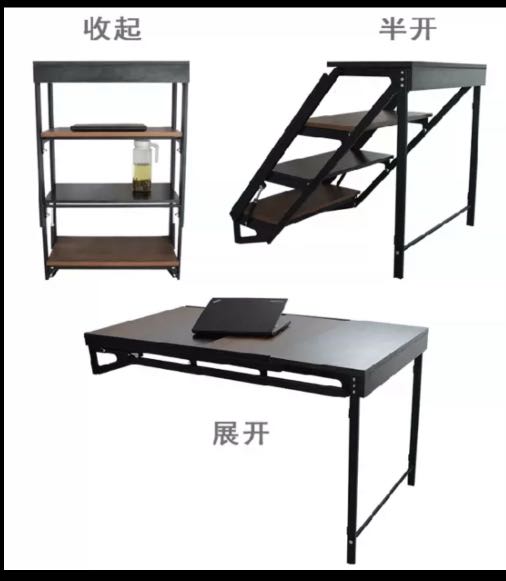 Wall Mounted Shelf Folding Foldable Extendable Dining Table, Furniture