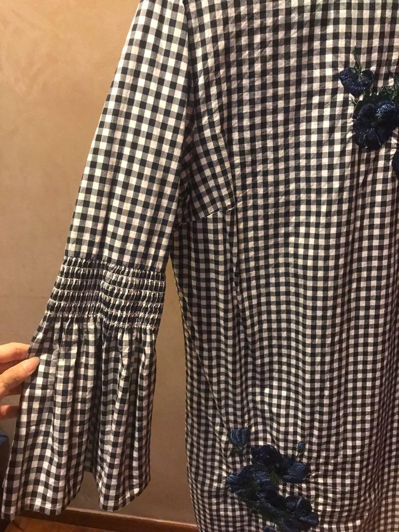 Warehouse gingham dress hotsell