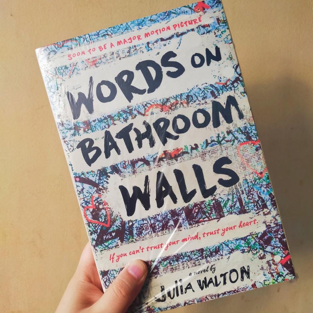 Words On Bathroom Walls by Julia Walton (PB), Hobbies & Toys, Books